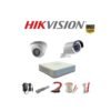 Trọn bộ 2 Camera Hikvision 2MP Full HD 1080P – Hồng ngoại 20m, IP66