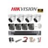 Trọn bộ 8 camera Hikvision 5MP Siêu Nét, Chính Hãng